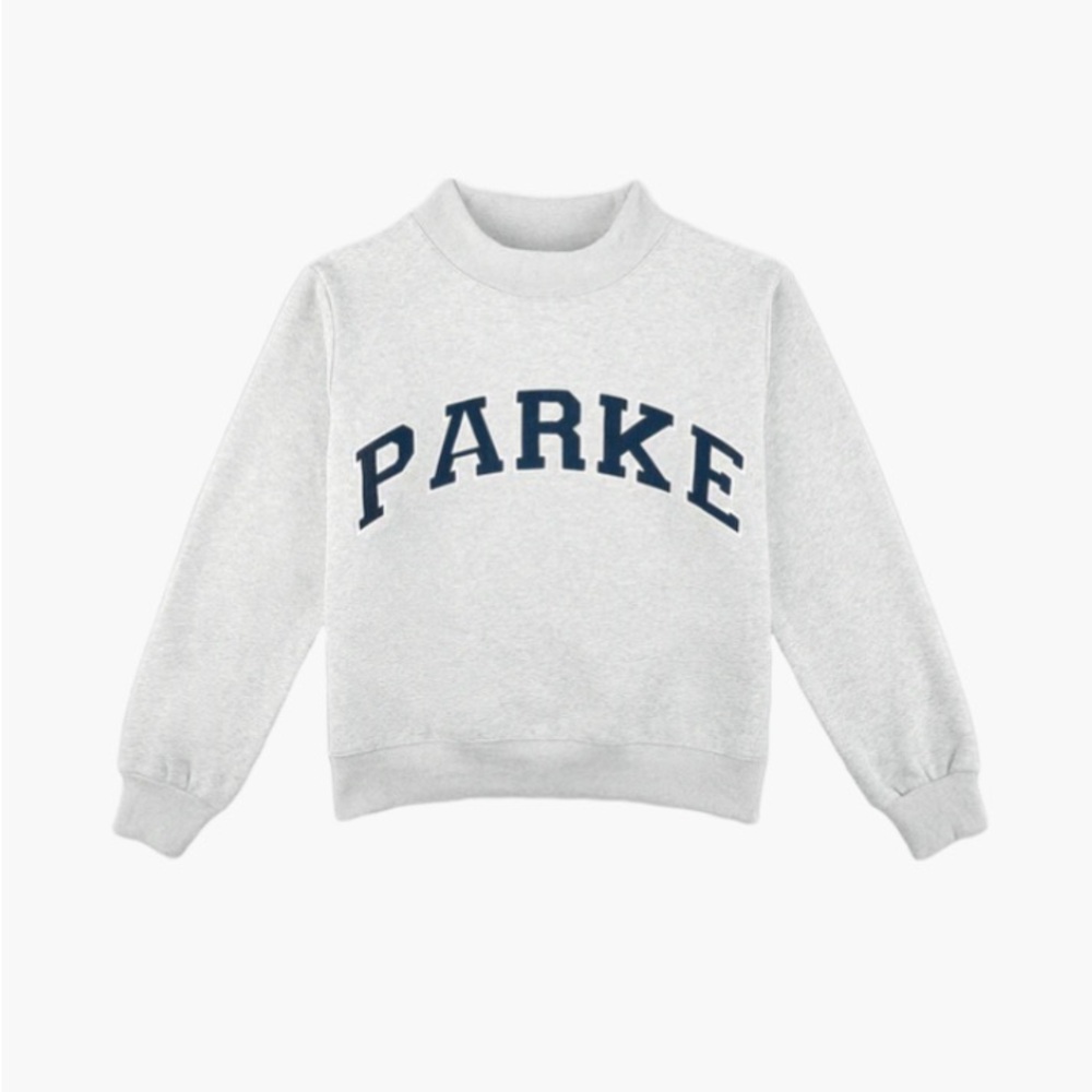 Parke Women's Light Gray Varsity Crew Neck